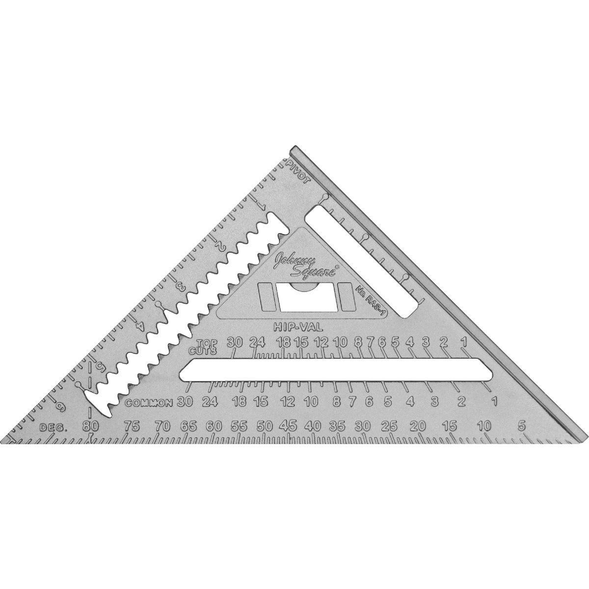 Johnson Level Johnny Square 7 In. Aluminum Rafter Square Image 7
