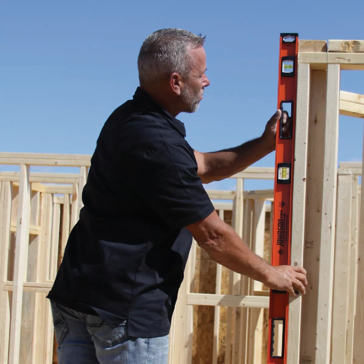 Johnson Level 48 In. Heavy-Duty Aluminum I-Beam Level Image 4