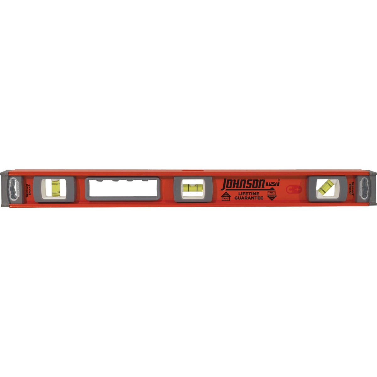 Johnson Level 24 In. Magnetic Heavy-Duty Aluminum I-Beam Level Image 1