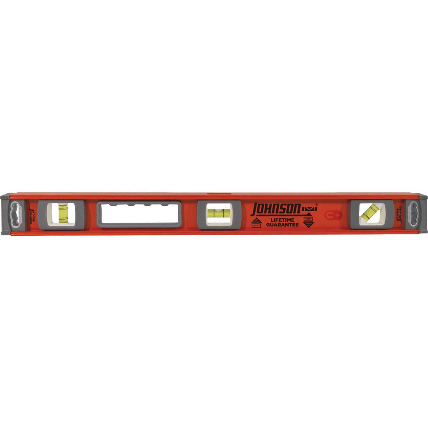 Johnson Level 24 In. Magnetic Heavy-Duty Aluminum I-Beam Level Image 1
