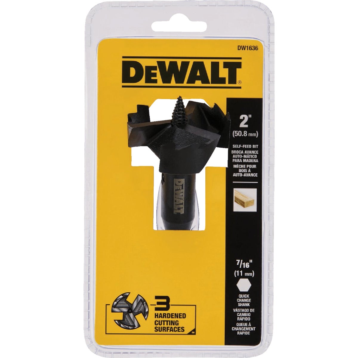 DEWALT 2 In. Heavy Duty Self-Feed Wood Bit Image 2
