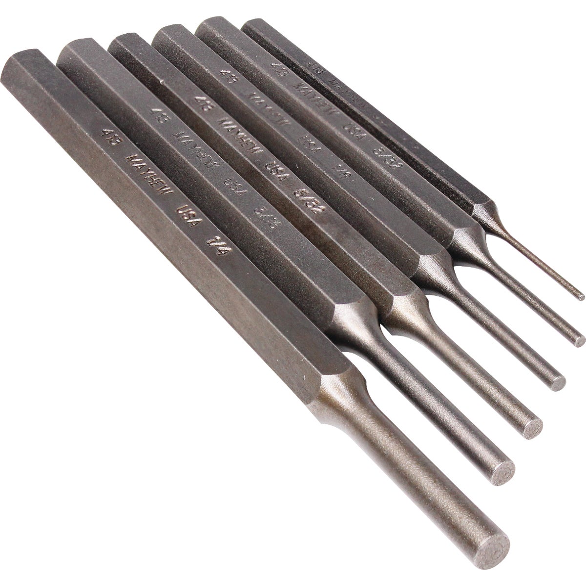 Mayhew Tools Pin Punch Set (6-Piece) Image 4