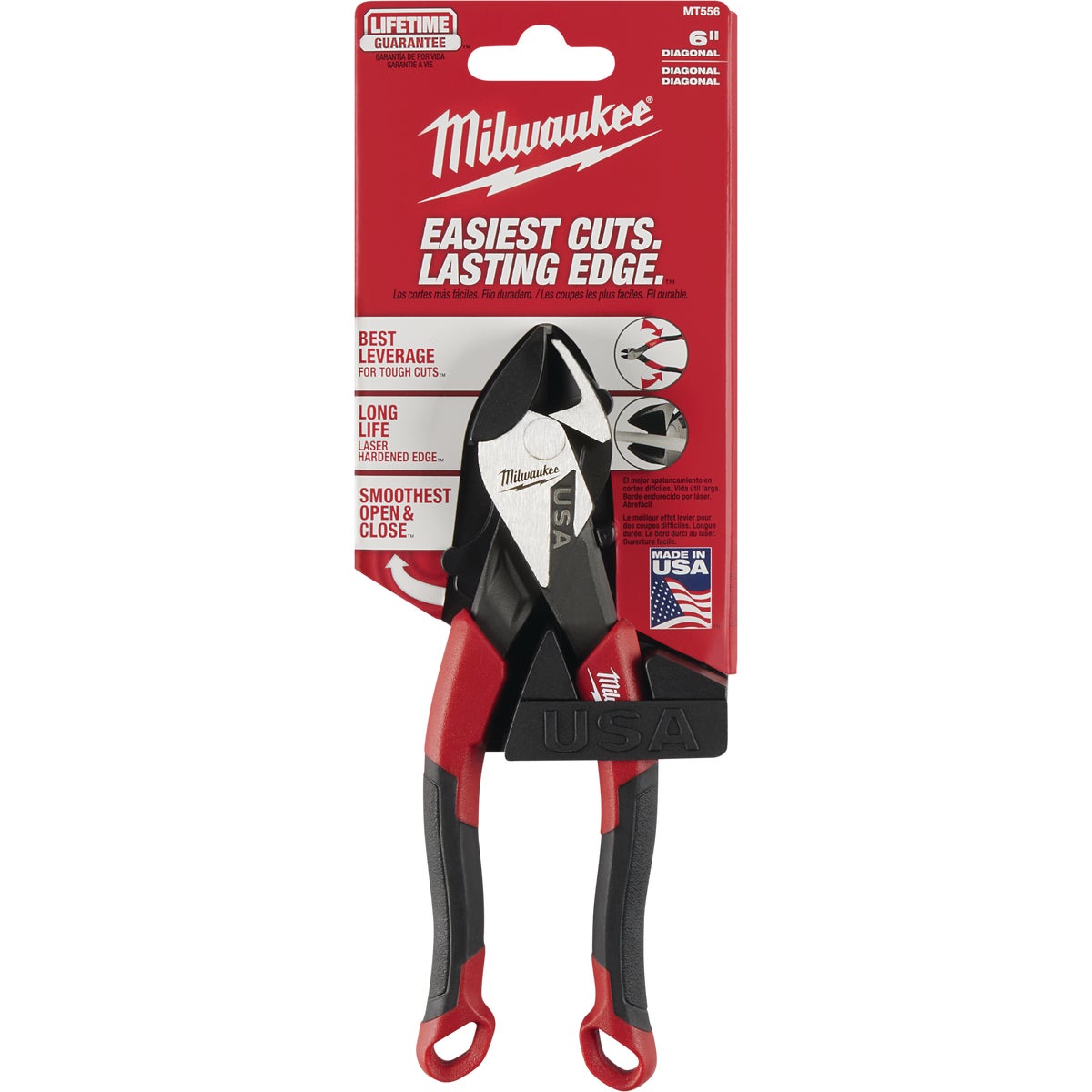 Milwaukee 6 In. Comfort Grip Diagonal Cutting Pliers (USA) Image 7