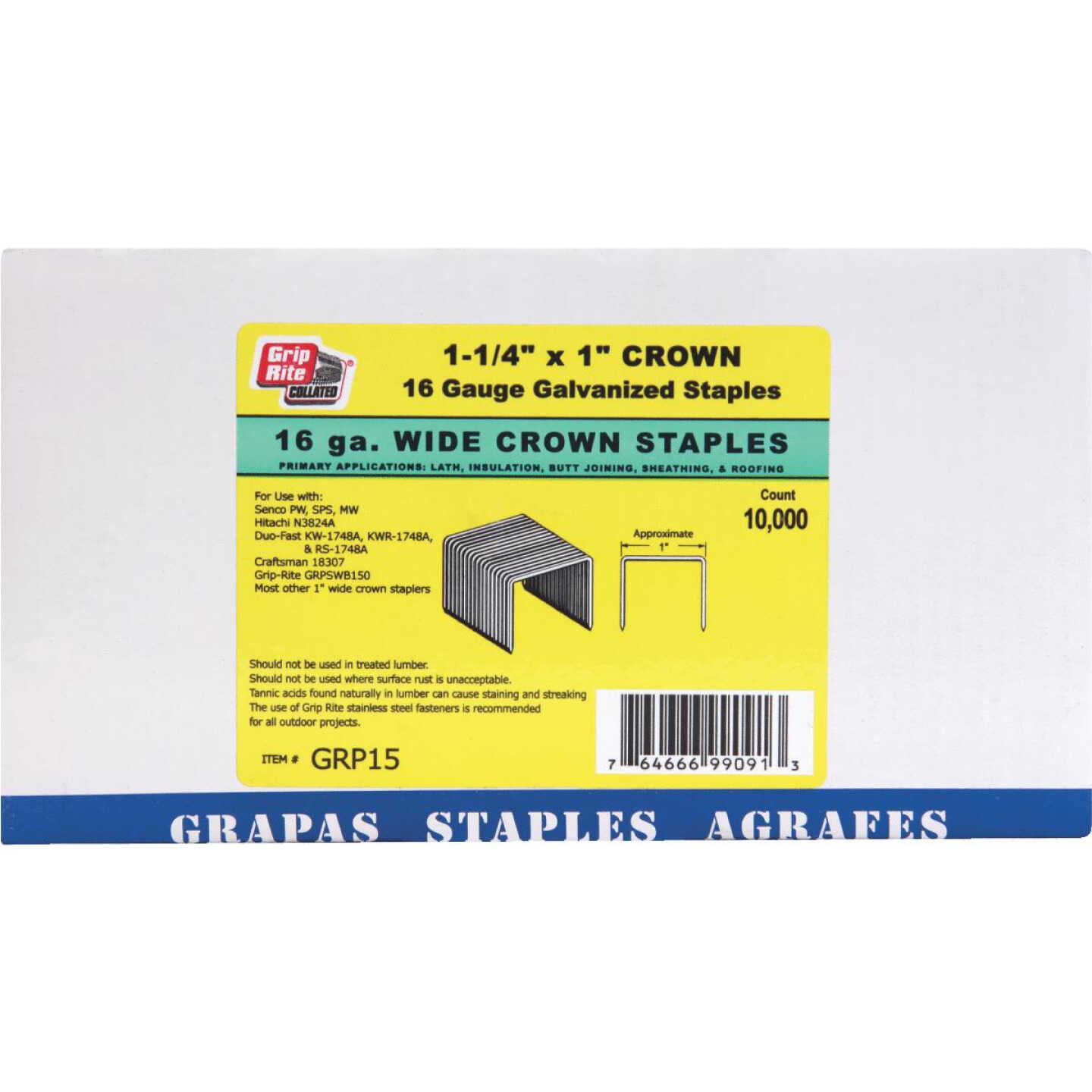 16GA 1X1-1/4 STAPLE Image 1