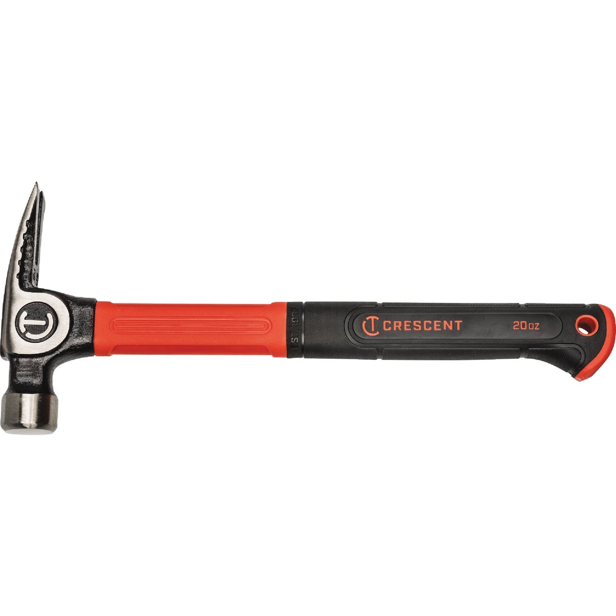 Crescent 20 Oz. Smooth-Face General Purpose Claw Hammer with Fiberglass Handle Image 1