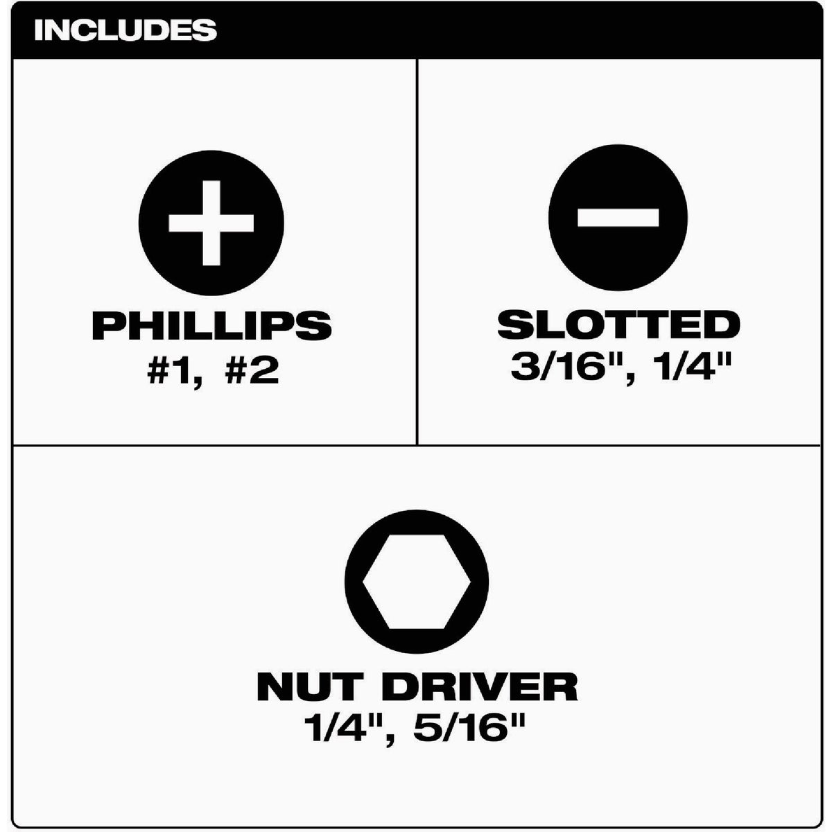Milwaukee 6-in-1 Stubby Multi-Bit Screwdriver Image 6