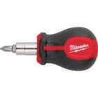 Milwaukee 6-in-1 Stubby Multi-Bit Screwdriver Image 1