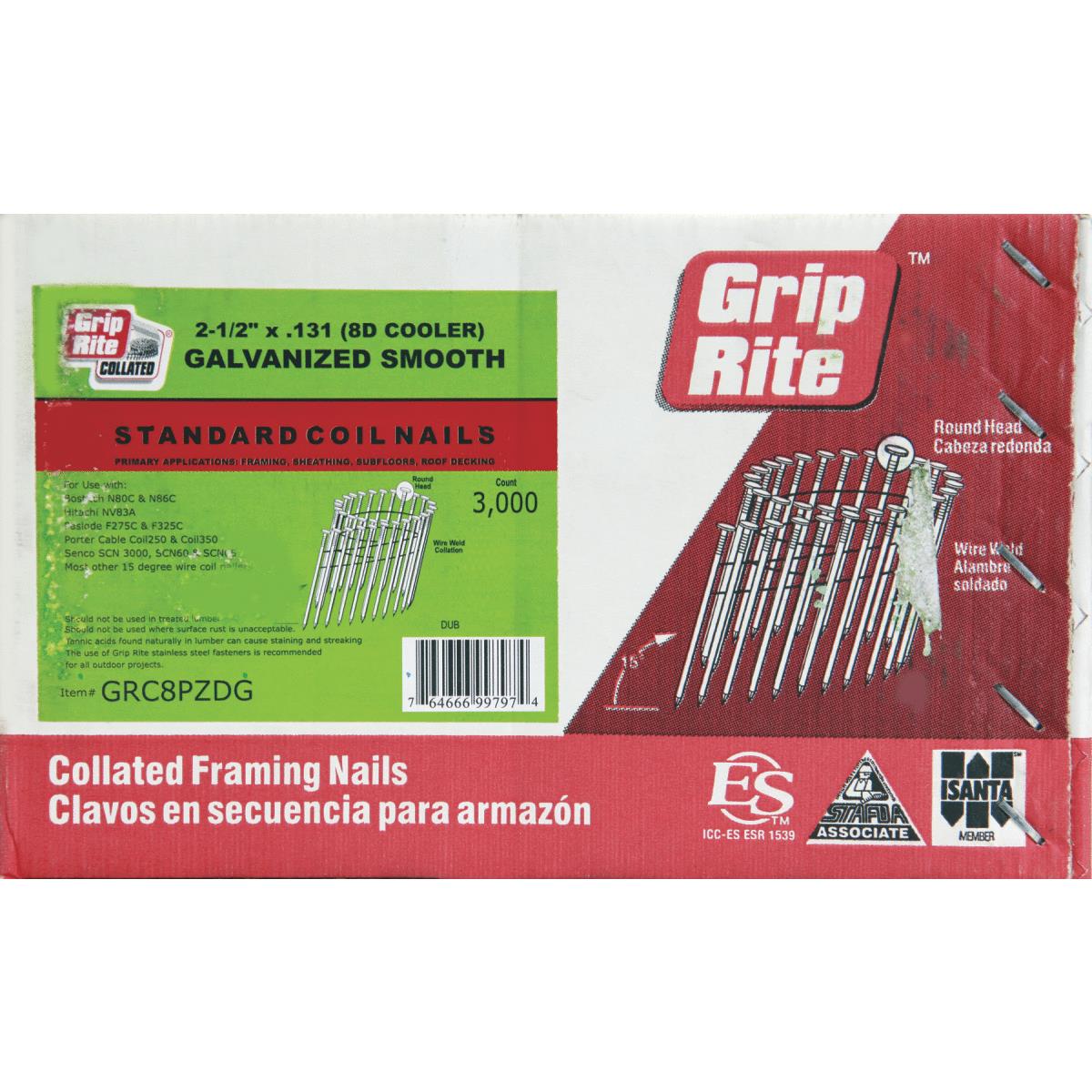 2-1/2"X.131 FRAMING NAIL Image 1