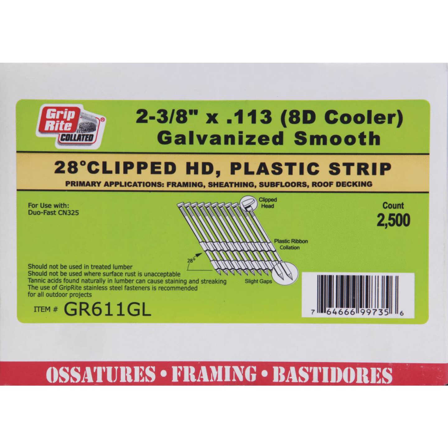 2-3/8"X.113 FRAMING NAIL Image 1