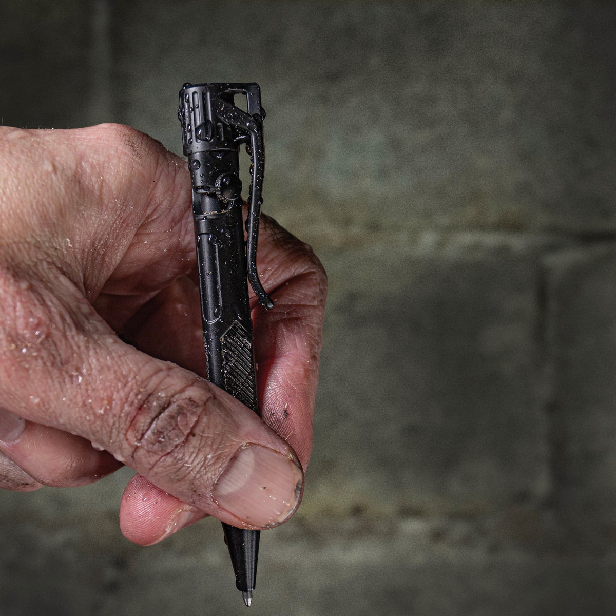 Rite in the Rain Black All-Weather Mini-Bolt Pen, Black Ink Image 3