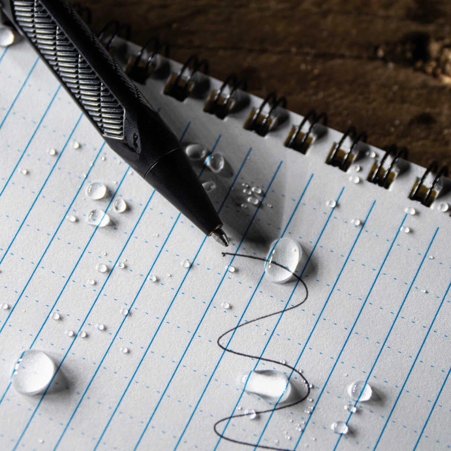 Rite in the Rain Black All-Weather Mini-Bolt Pen, Black Ink Image 4