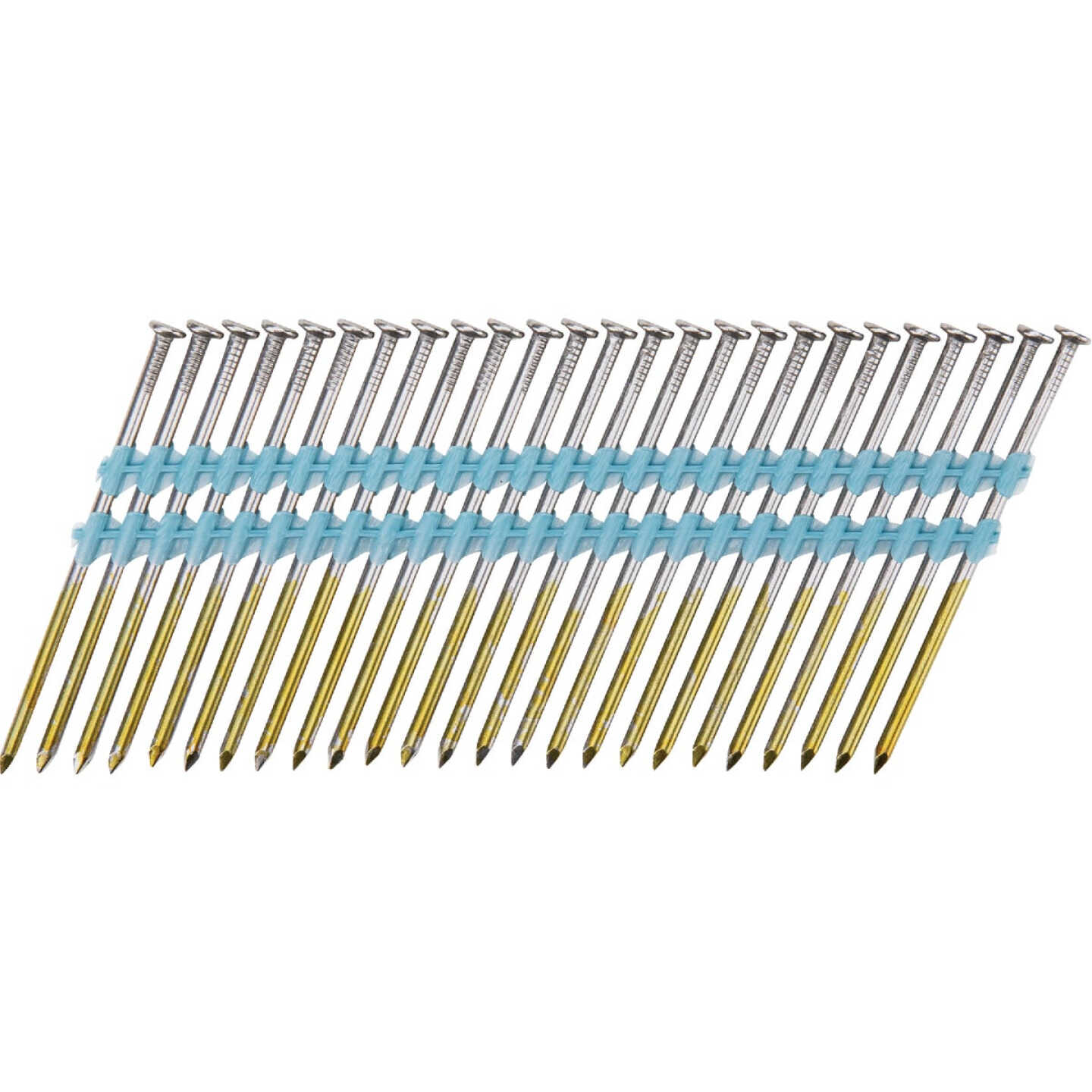 Pro-Fit 3-1/4 In. x 0.131 In. Plastic Strip Round Head Brite Framing Stick Nails (2000 Ct.) Image 1