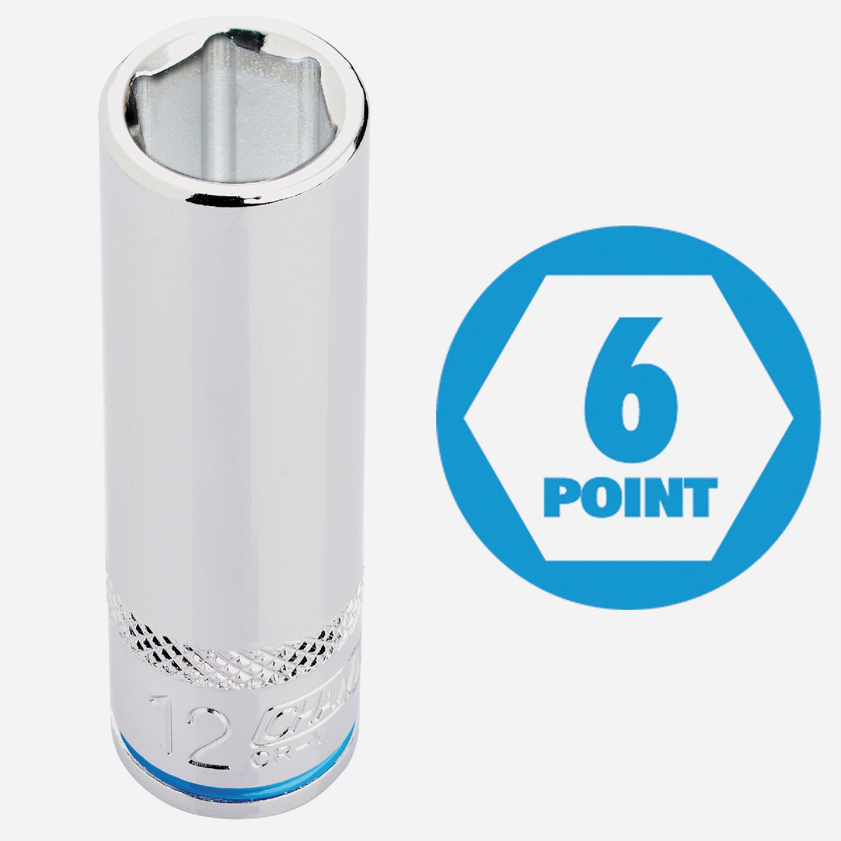 Channellock Metric 3/8 In. Drive 6-Point Deep Socket Set (8-Piece) Image 2