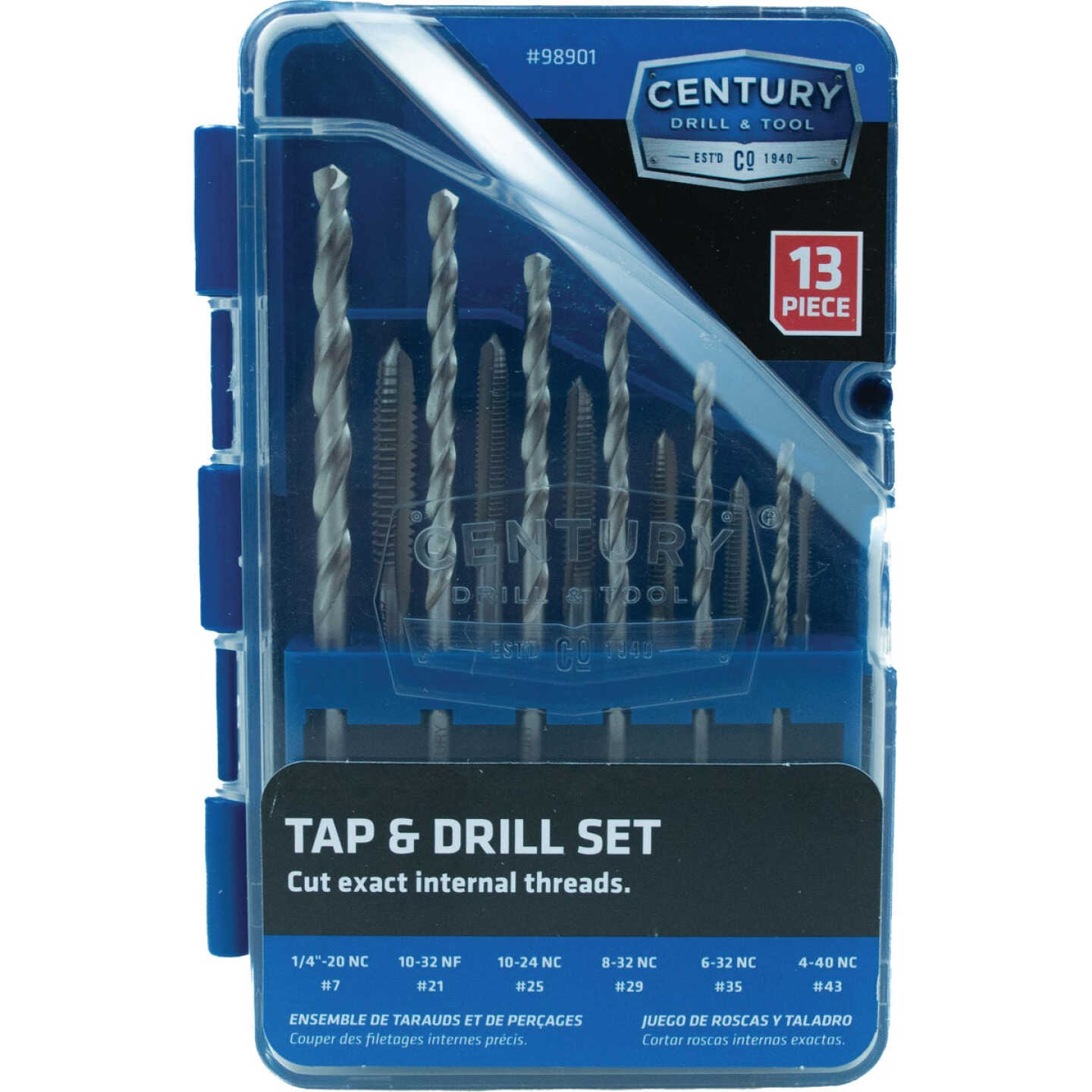 Century Drill & Tool Tap & Die Set (13-Piece) Image 1