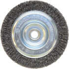 Weiler Vortec 5 In. Crimped, Coarse Bench Grinder Wire Wheel Image 1