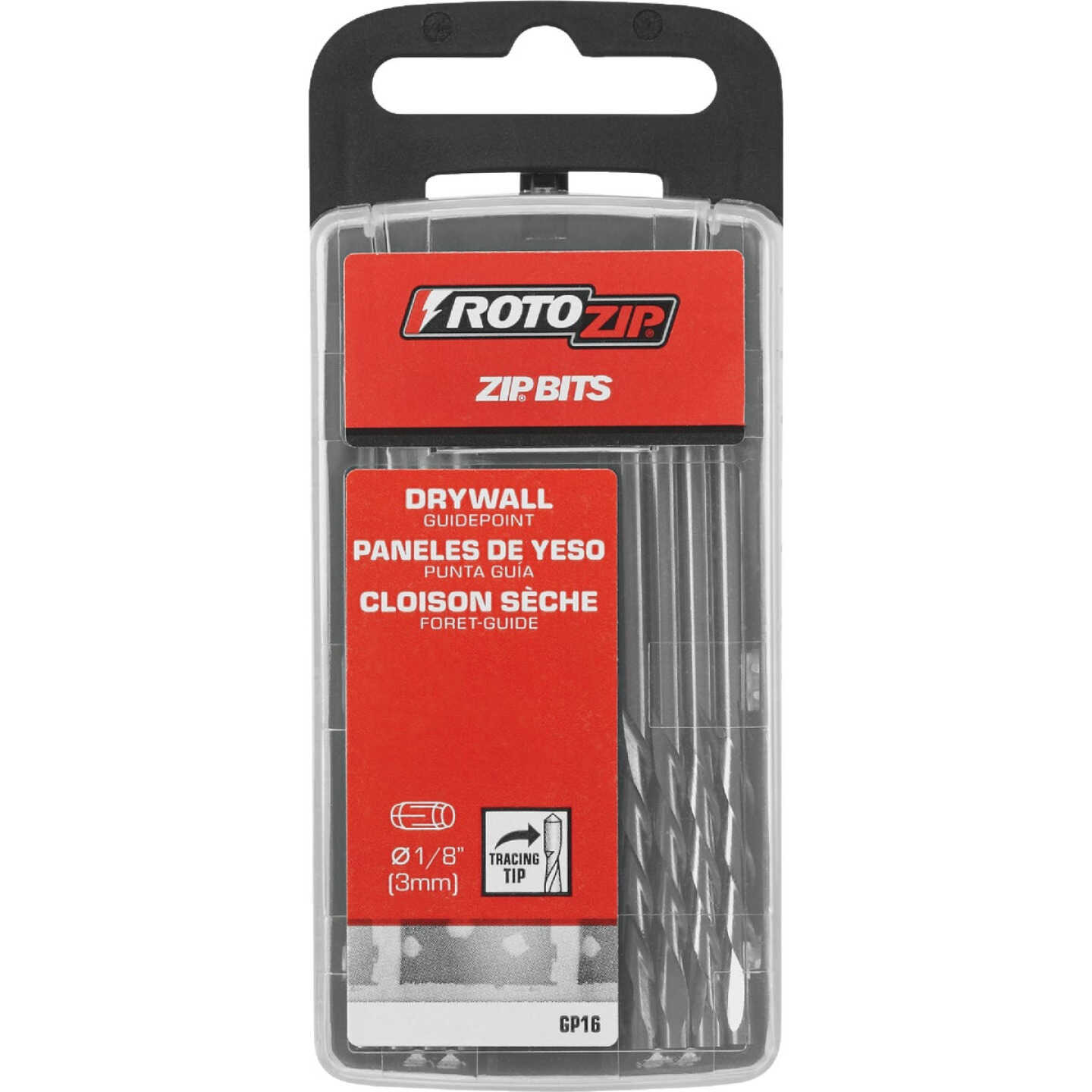 Rotozip 1/8 In. Guidepoint Drywall Bit (16-Pack) Image 1