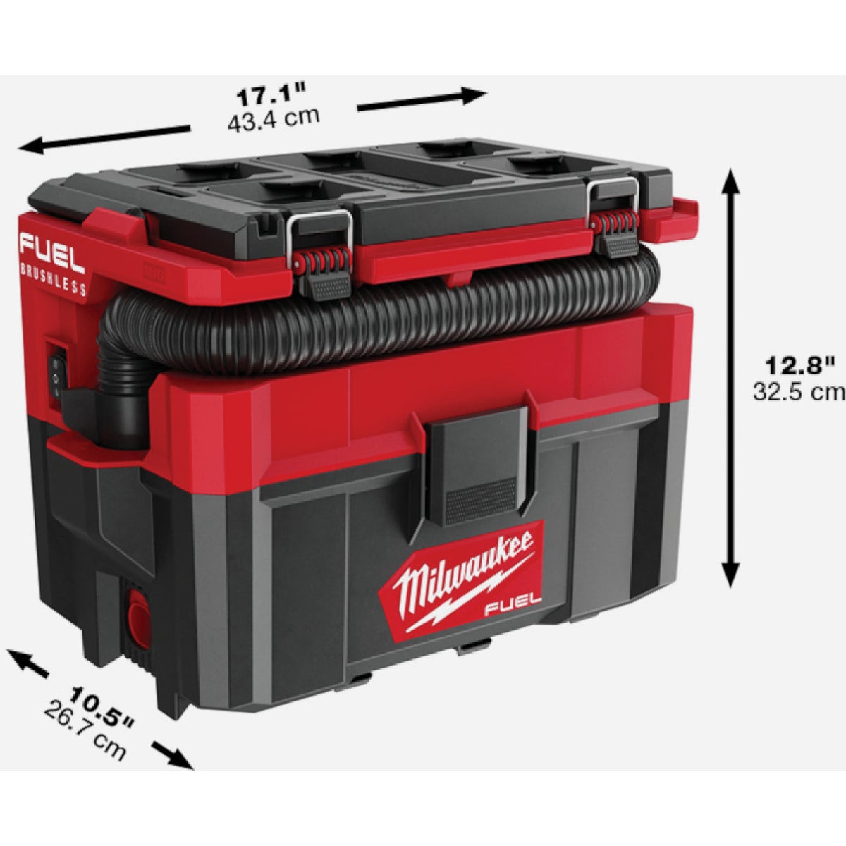 Milwaukee M18 FUEL PACKOUT Brushless 2.5 Gal. Cordless Wet/Dry Vacuum (Tool Only) Image 5