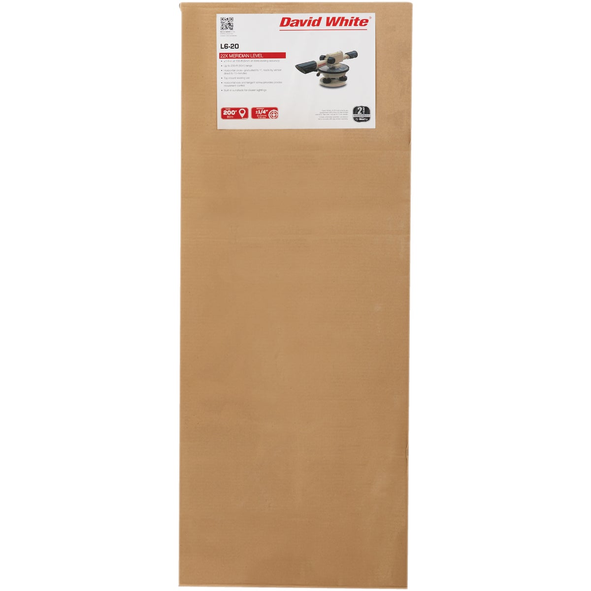 David White 22X Optical Meridian Transit Level Kit Image 2