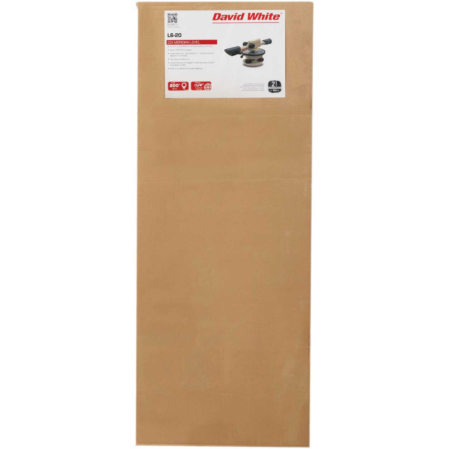 David White 22X Optical Meridian Transit Level Kit Image 2