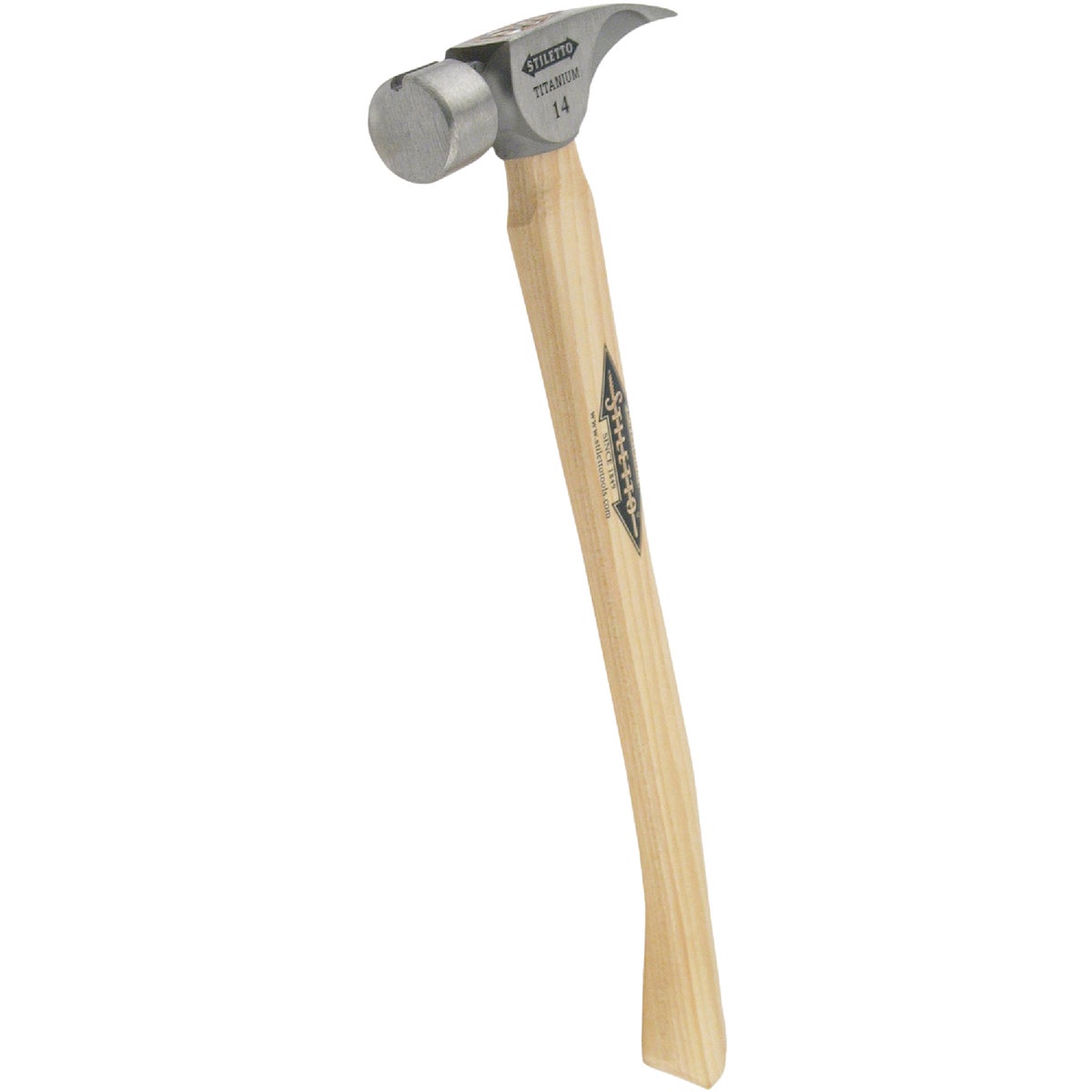 Stiletto 14 Oz. Smooth-Face Framing Hammer with Hickory Handle Image 6