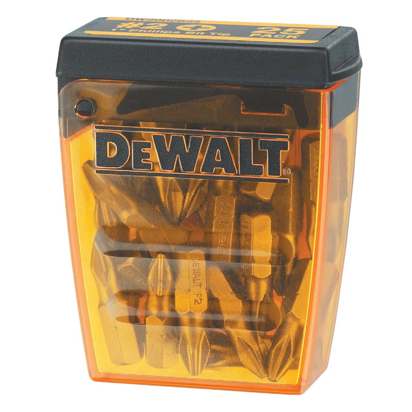 DEWALT #2 Phillips 1 In. Insert Screwdriver Bit (25-Pack) Image 1