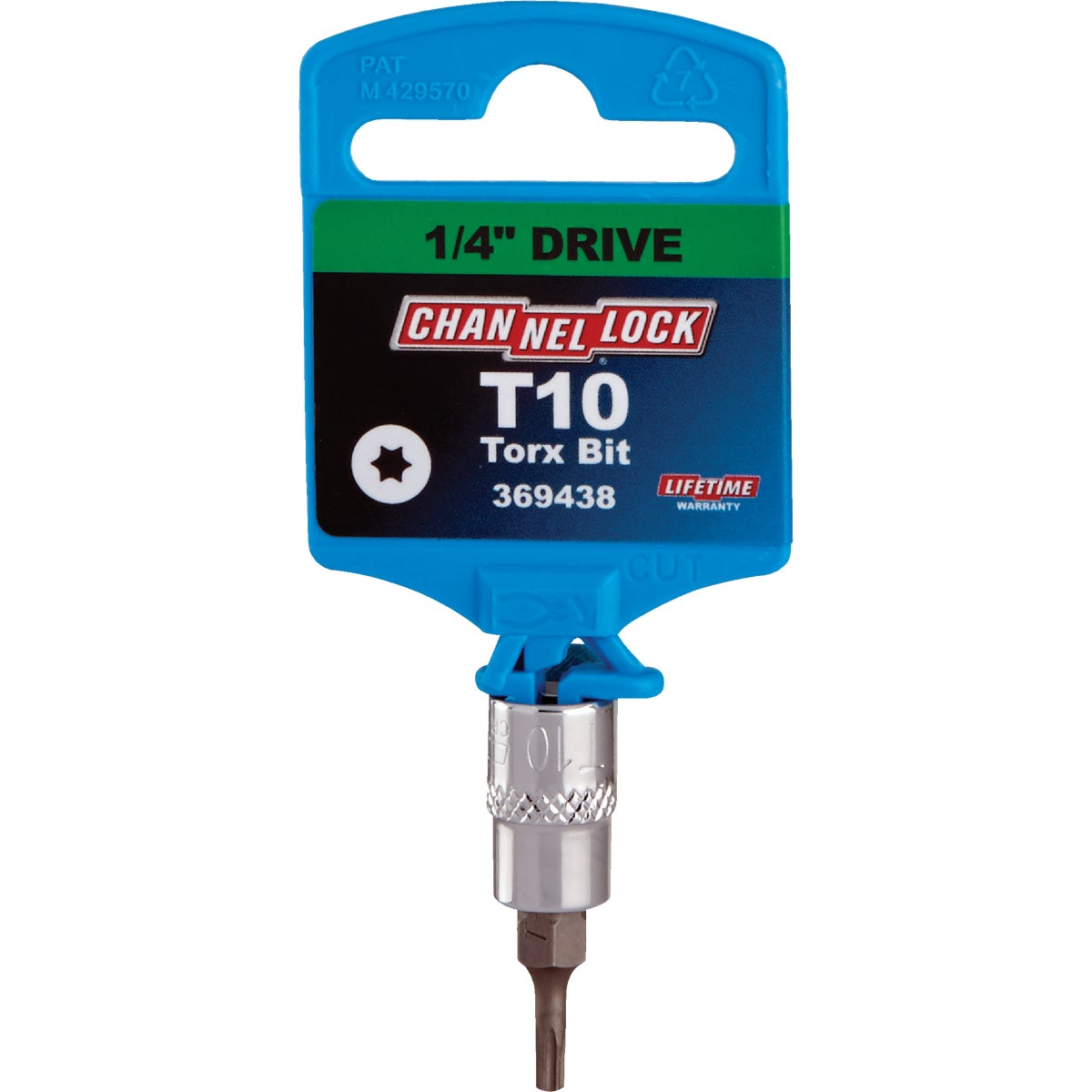 Channellock 1/4 In. Drive T10 6-Point Torx Bit Socket Image 2