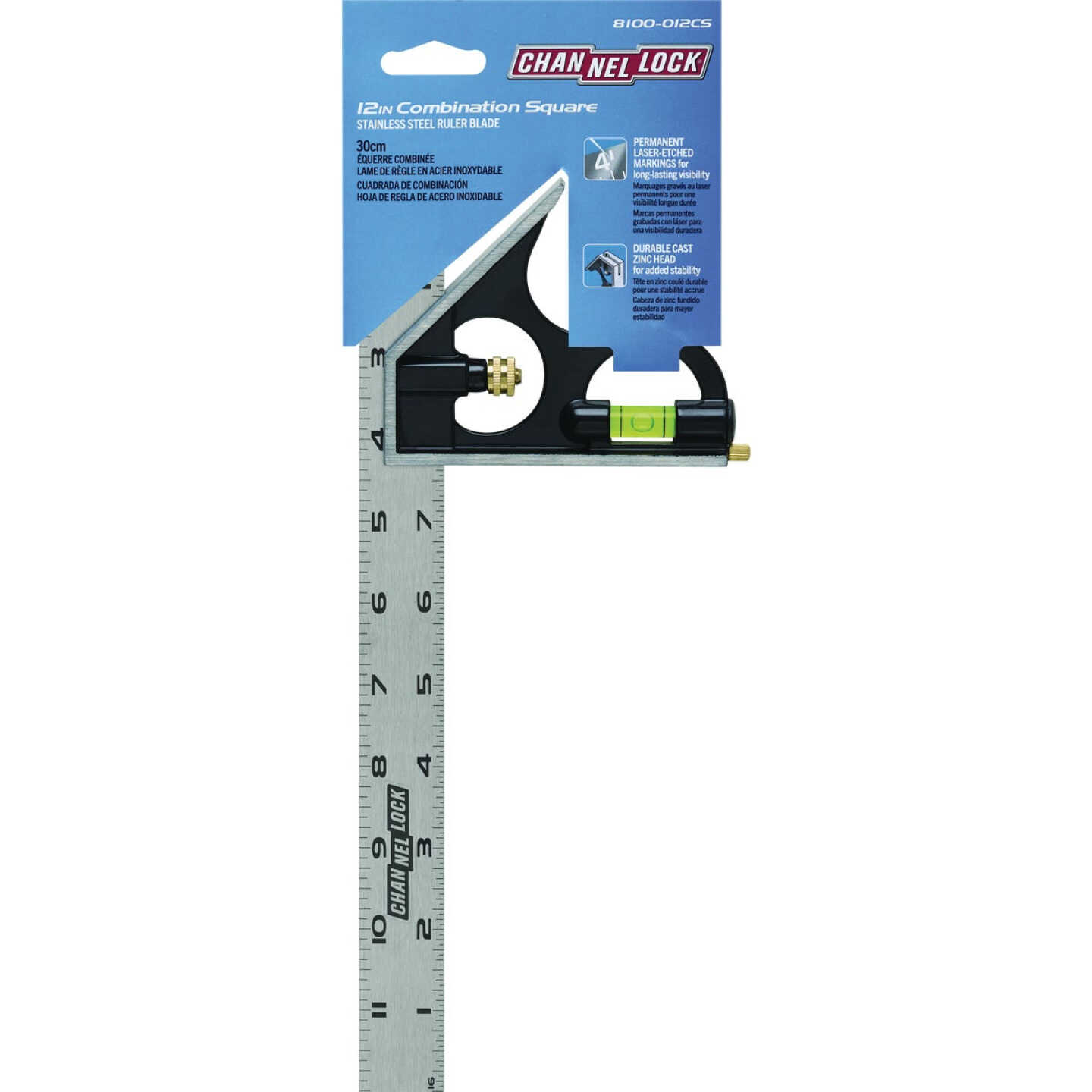 Channellock 12 In. Combination Square Image 6