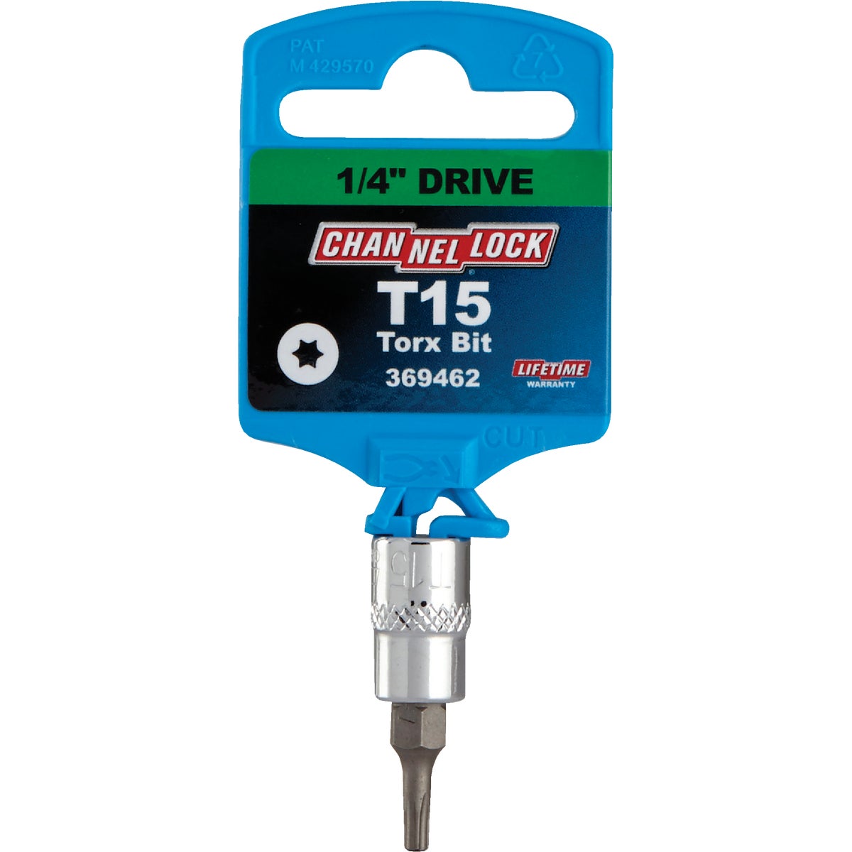 Channellock 1/4 In. Drive T15 6-Point Torx Bit Socket Image 2