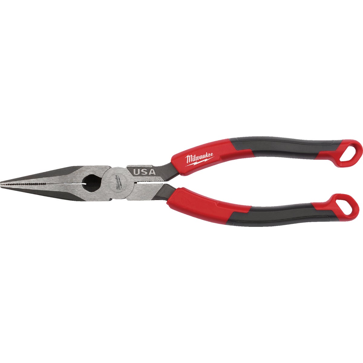 Milwaukee 8 In. Comfort Grip Long Nose Pliers (USA)