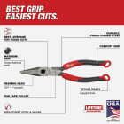 Milwaukee 8 In. Comfort Grip Long Nose Pliers (USA) Image 3