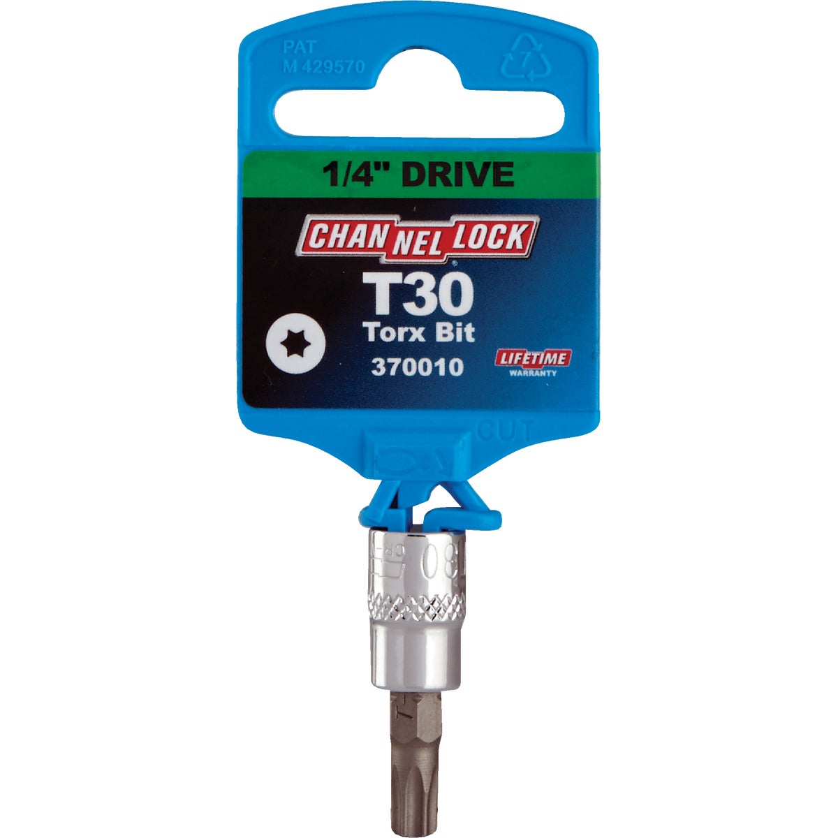 Channellock 1/4 In. Drive T30 6-Point Torx Bit Socket Image 2