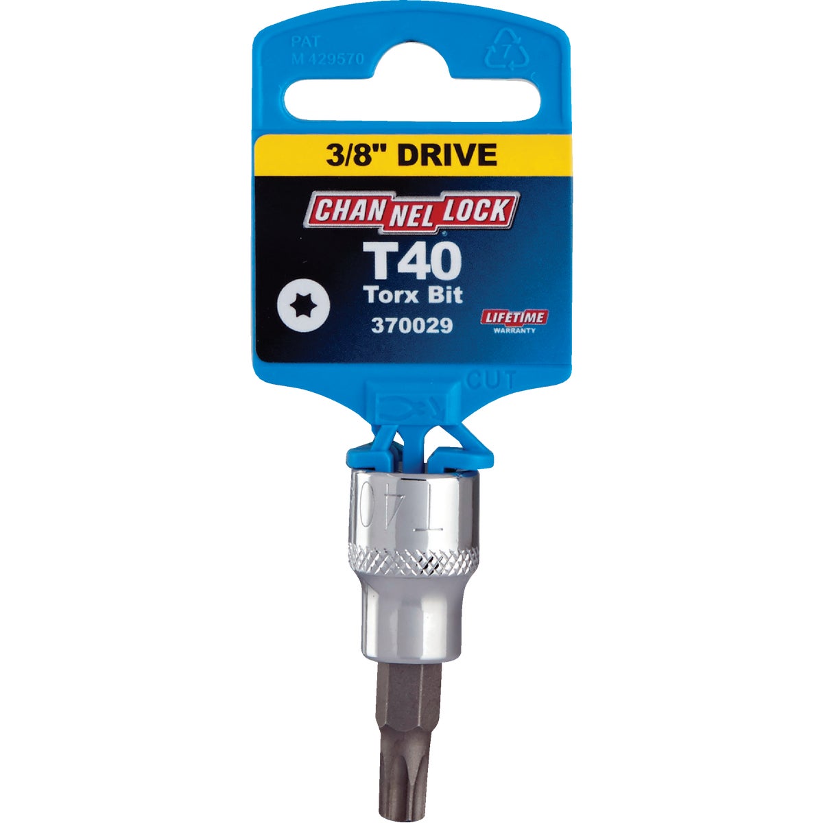 Channellock 3/8 In. Drive T40 6-Point Torx Bit Socket Image 2