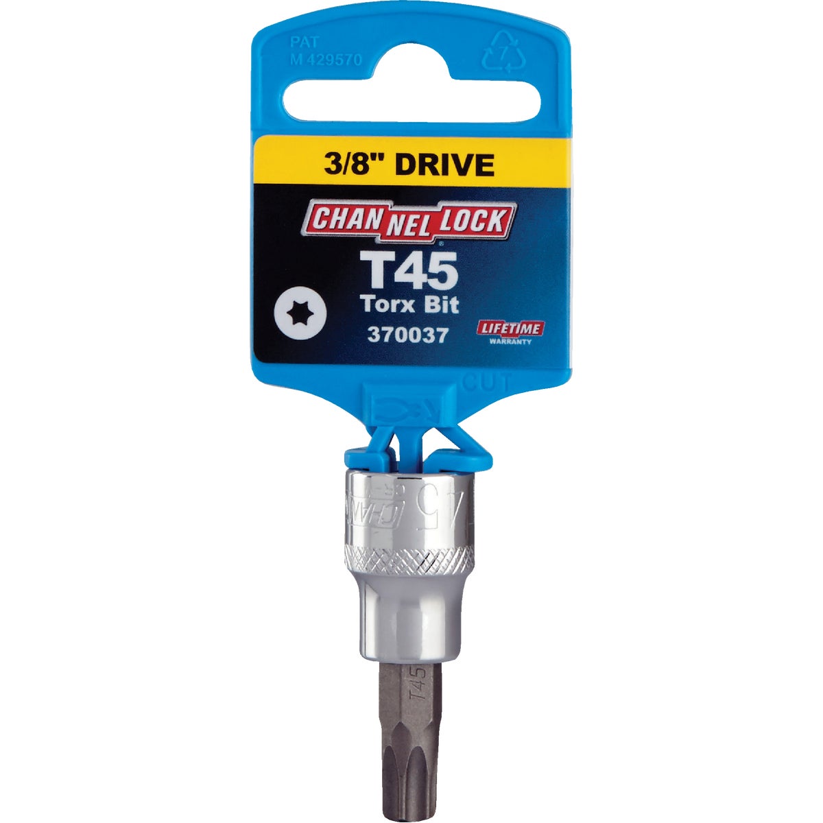 Channellock 3/8 In. Drive T45 6-Point Torx Bit Socket Image 2