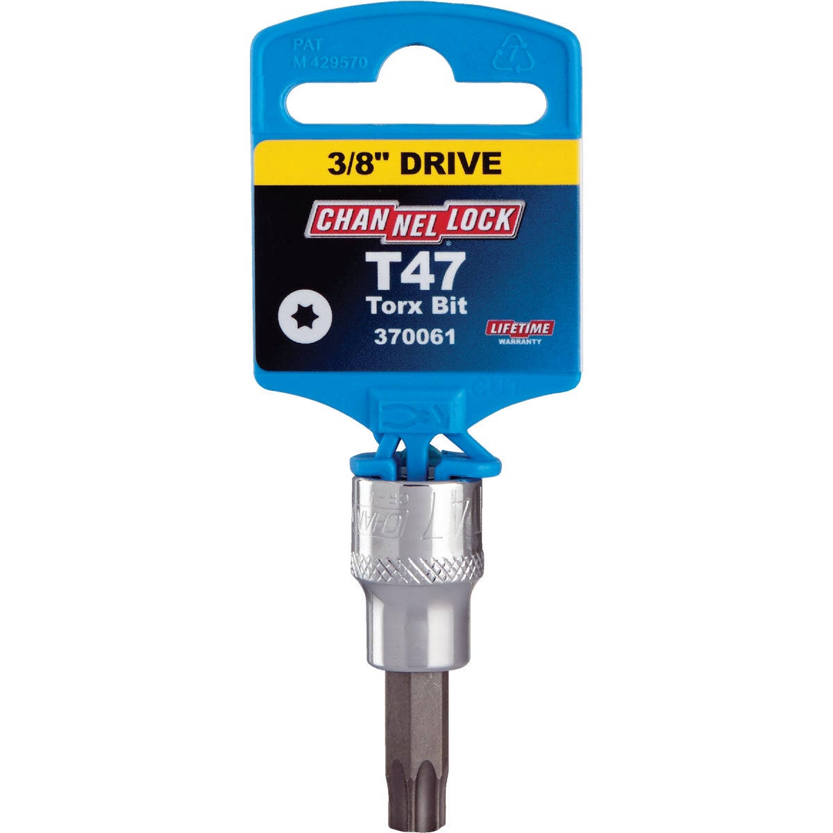 Channellock 3/8 In. Drive T47 6-Point Torx Bit Socket Image 2