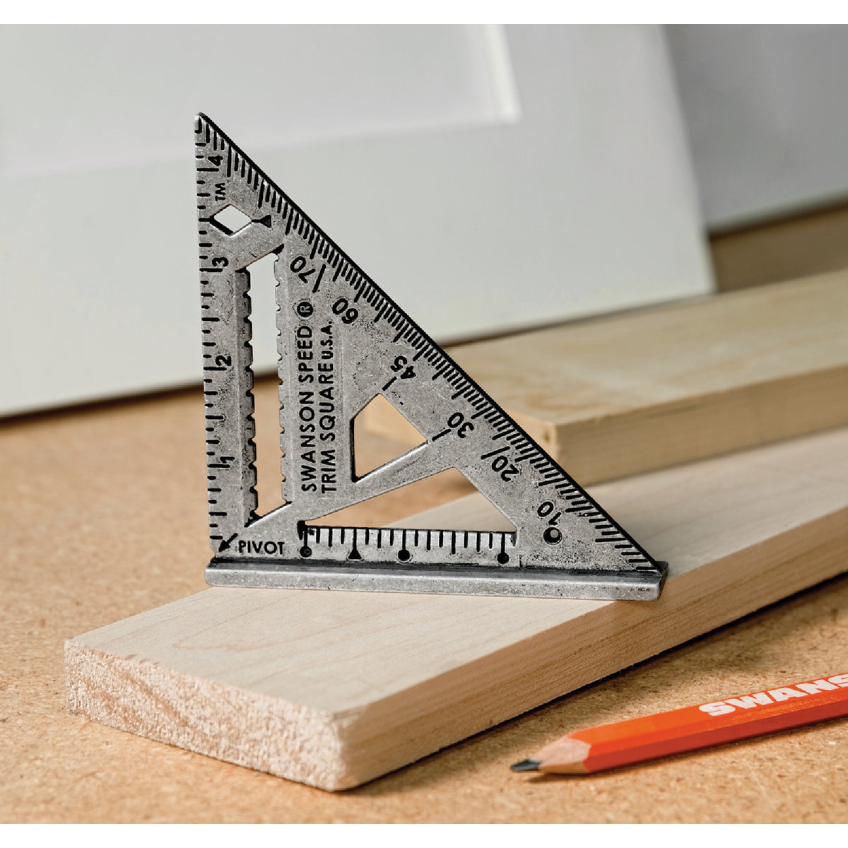 Swanson Speed 4-1/2 In. Aluminum Trim Square Image 2