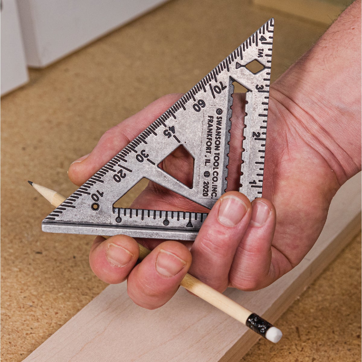 Swanson Speed 4-1/2 In. Aluminum Trim Square Image 4