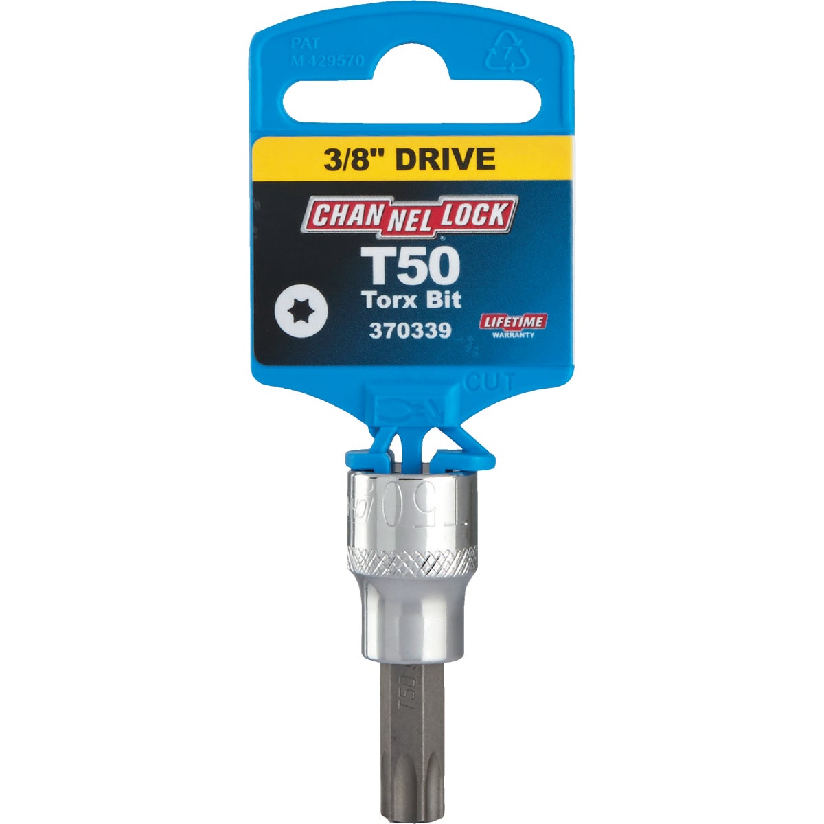 Channellock 3/8 In. Drive T50 6-Point Torx Bit Socket Image 2