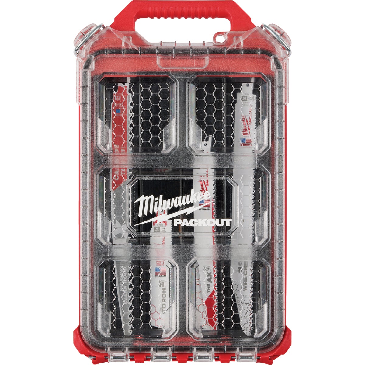 Milwaukee SAWZALL 15-Piece Reciprocating Saw Blade Set with PACKOUT Organizer Image 6