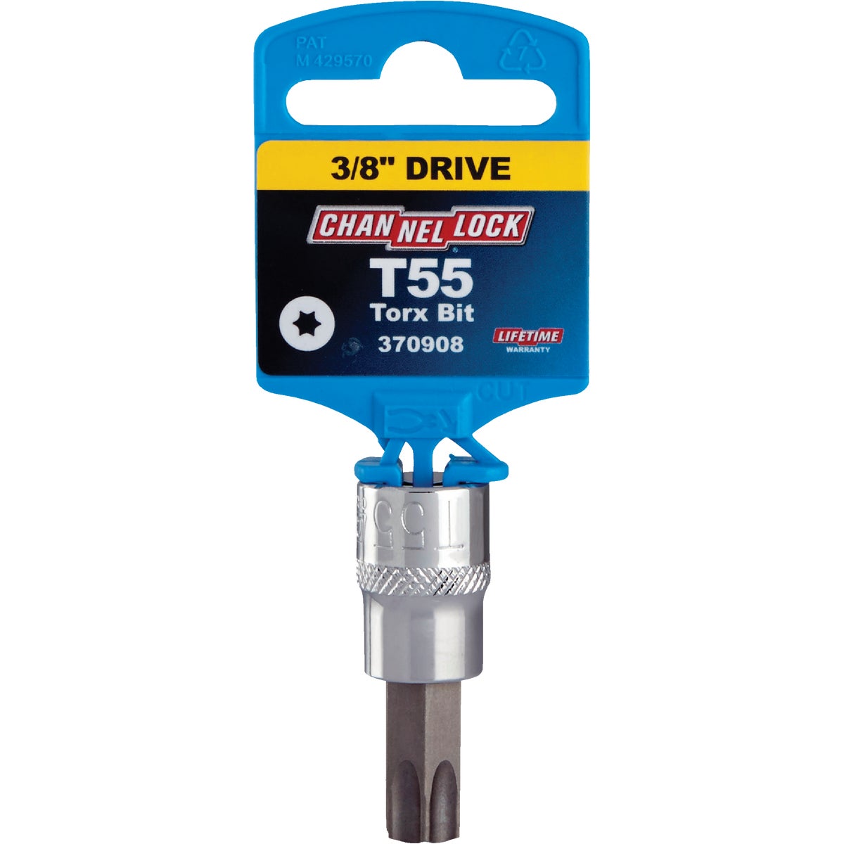 Channellock 3/8 In. Drive T55 6-Point Torx Bit Socket Image 2