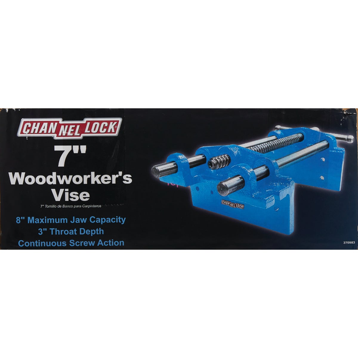 Channellock 7 In. Woodworker's Vise Image 2