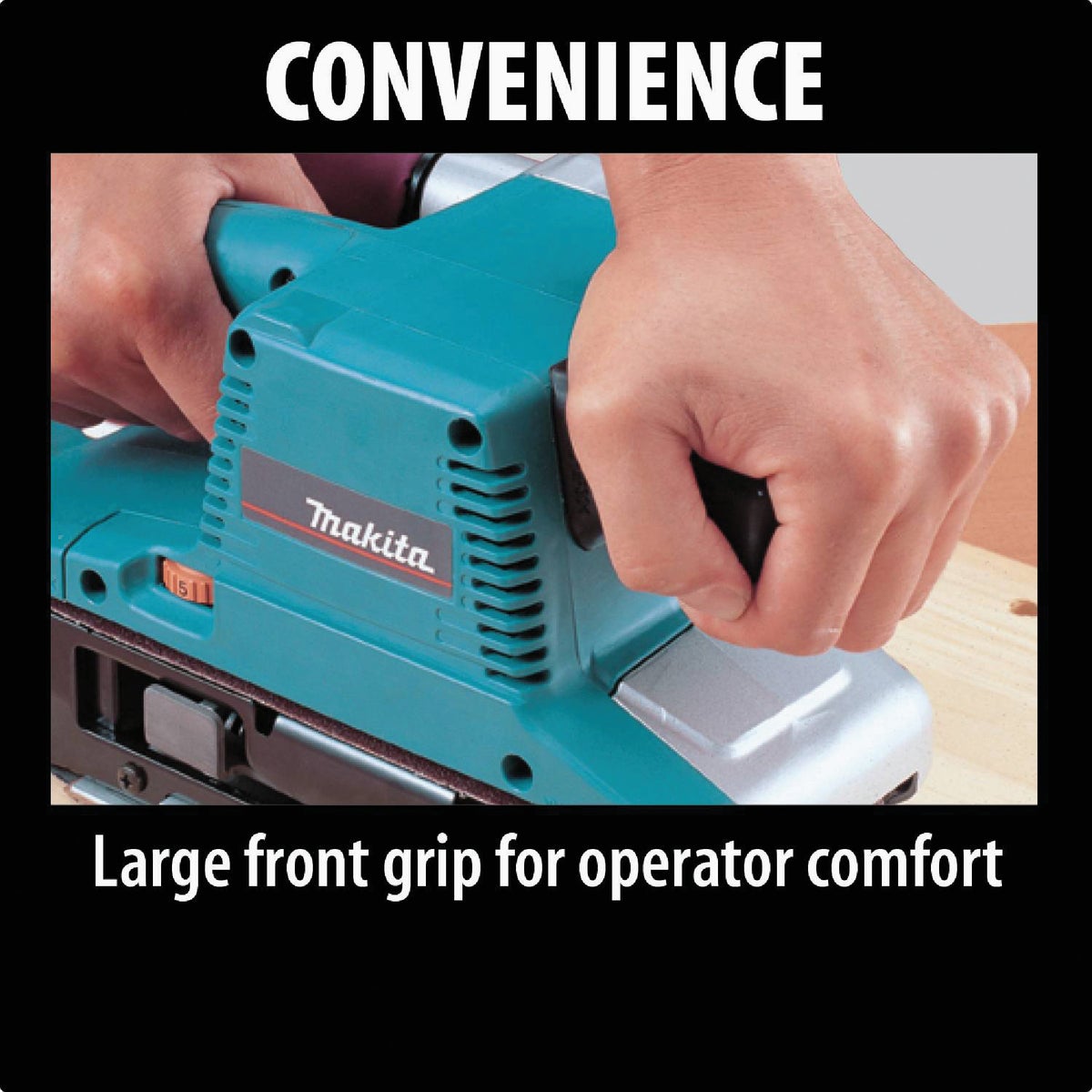 Makita 3 In. x 21 In. 8.8-Amp Belt Sander Image 9