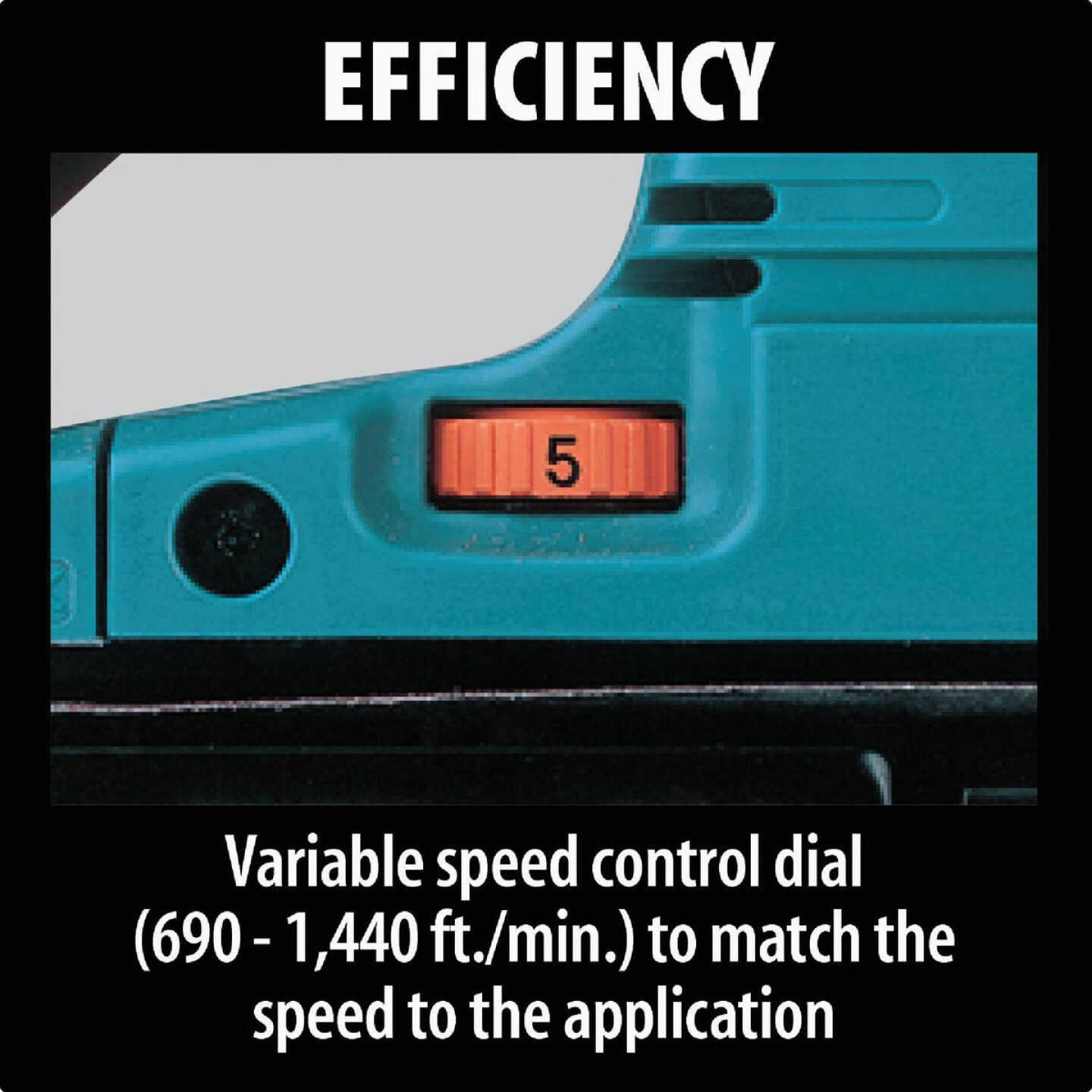 Makita 3 In. x 21 In. 8.8-Amp Belt Sander Image 12