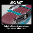 Makita 3 In. x 21 In. 8.8-Amp Belt Sander Image 10