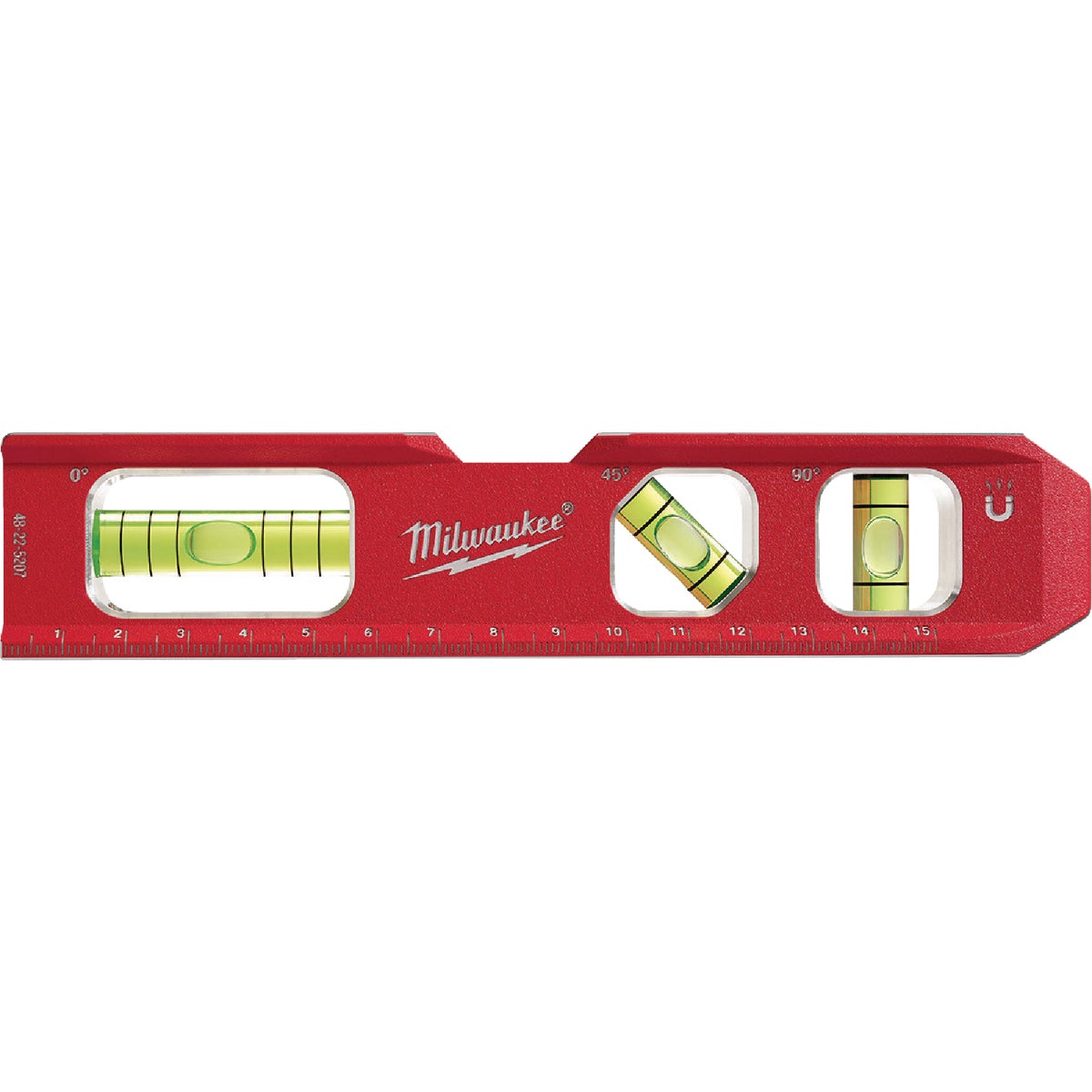 Milwaukee 7 In. Metric Compact Billet Torpedo Level Image 1