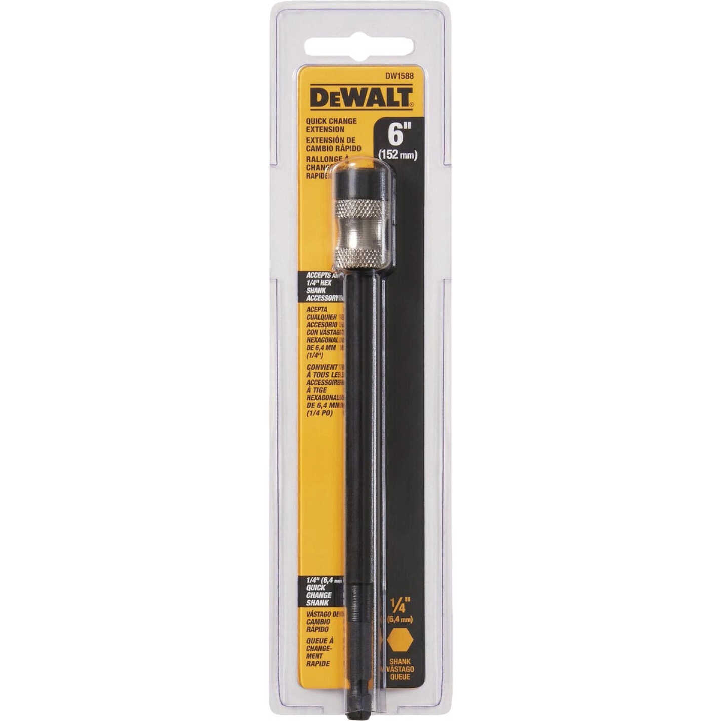 DEWALT 6 In. Extension Woodbore Spade Bit Image 1