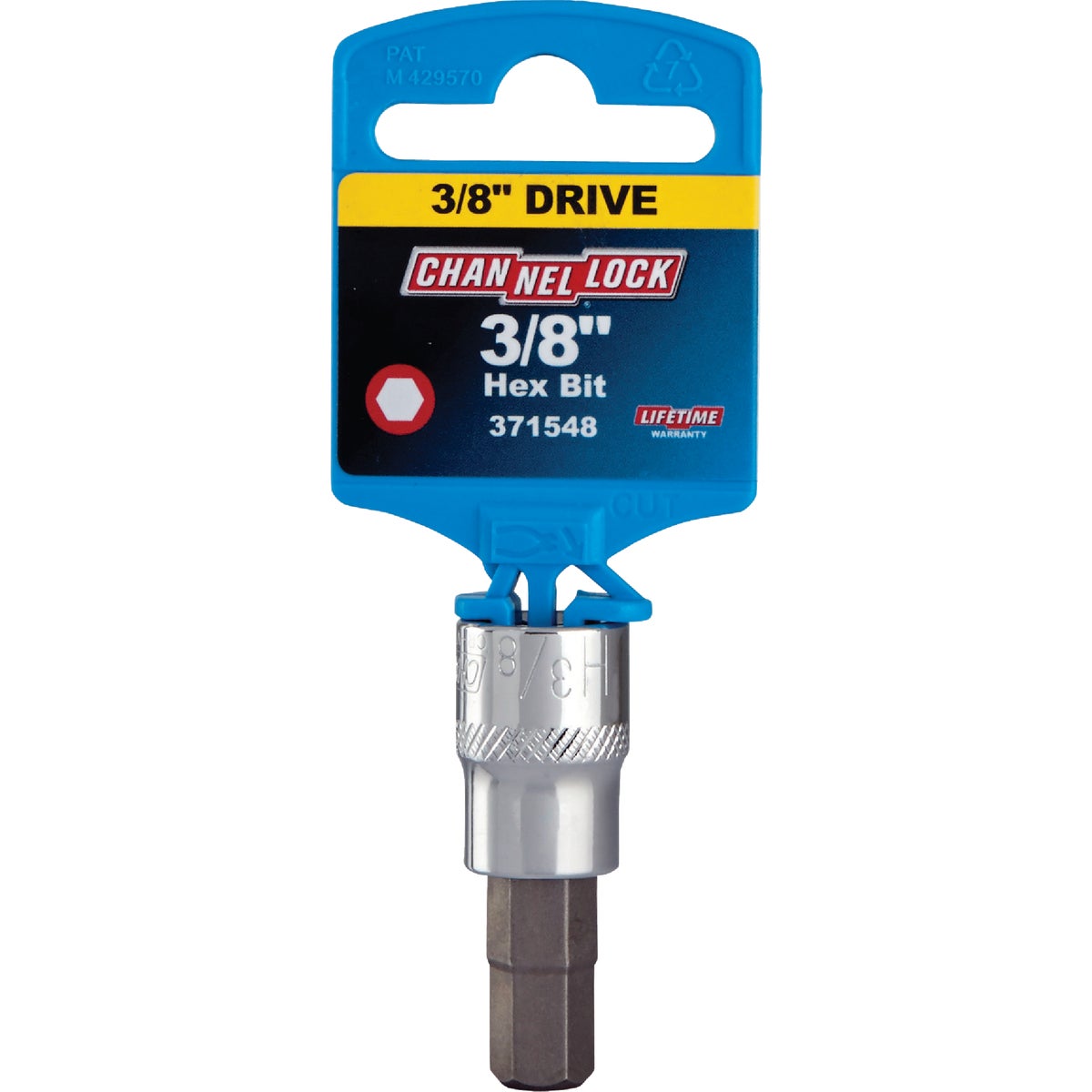 Channellock 3/8 In. Drive 3/8 In. 6-Point Standard Hex Bit Socket Image 2