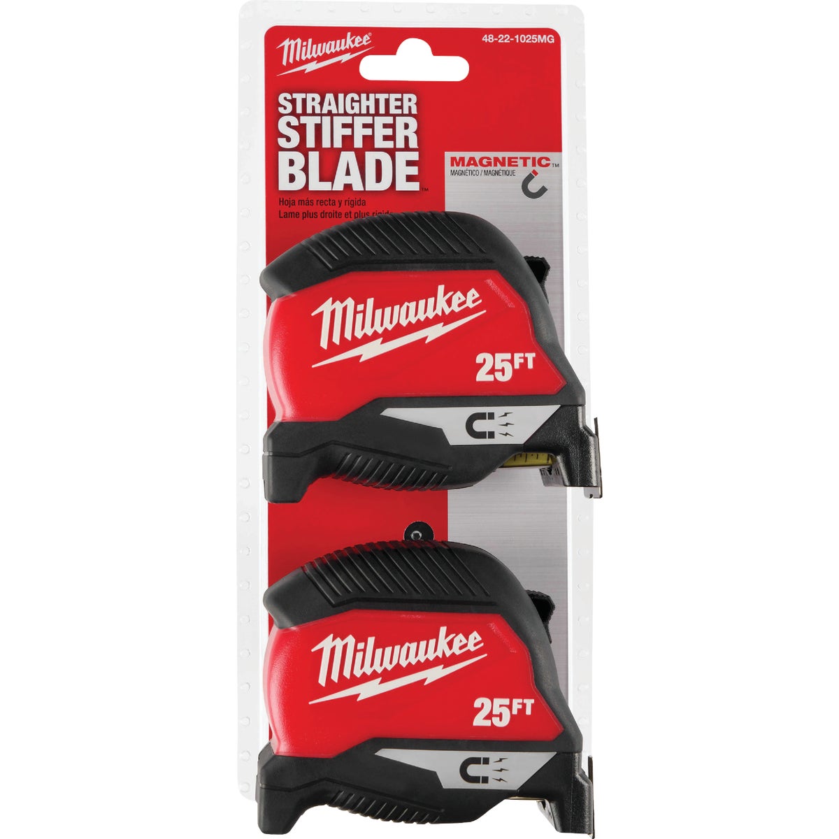 Milwaukee 25 Ft. Magnetic Tape Measure (2-Pack) Image 2