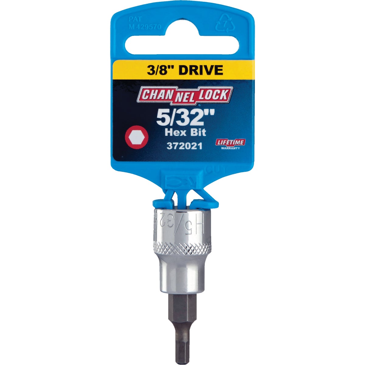 Channellock 3/8 In. Drive 5/32 In. 6-Point Standard Hex Bit Socket Image 2