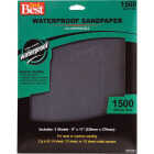 Do it Best Waterproof 9 In. x 11 In. 1500 Grit Mirror Fine Sandpaper (3-Pack) Image 1
