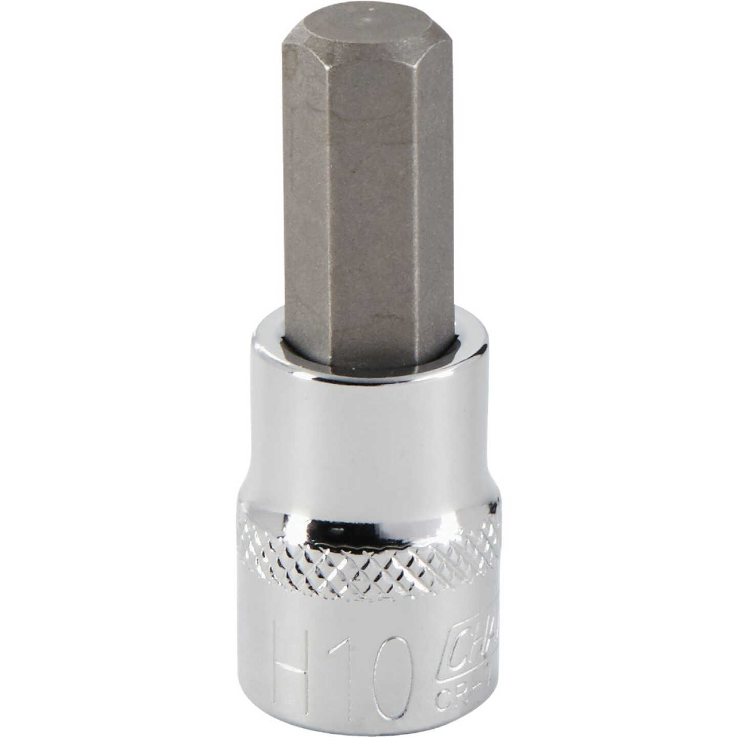 Channellock 3/8 In. Drive 10 mm 6-Point Metric Hex Bit Socket Image 1